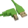 Udg U95004GR Ultimate Audio Cable USB 2.0 A-B Green Angled 1m