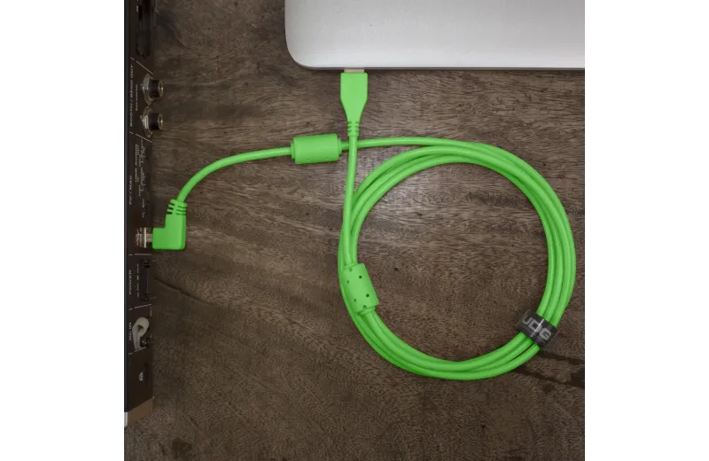 Udg U95004GR Ultimate Audio Cable USB 2.0 A-B Green Angled 1m