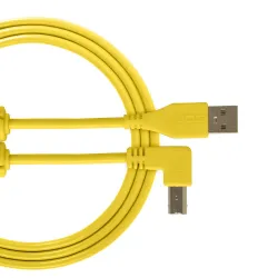 Udg U95004YL Ultimate Audio Cable USB 2.0 A-B Yellow Angled 1m