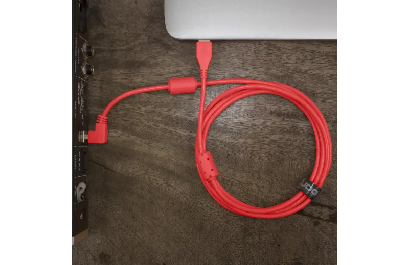 Udg U95004RD Ultimate Audio Cable USB 2.0 A-B Red Angled 1m