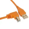 Udg U95004OR Ultimate Audio Cable USB 2.0 A-B Orange Angled 1m
