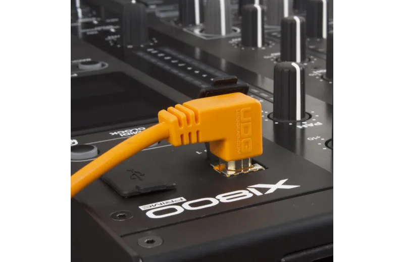 Udg U95004OR Ultimate Audio Cable USB 2.0 A-B Orange Angled 1m