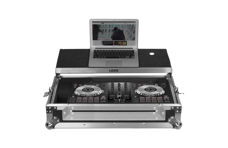 UDG Ultimate Flight Case Pioneer DDJ-SB2/SB3/400 Silver Plus (Laptop Shelf) U92017SL