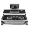 UDG Ultimate Flight Case Pioneer DDJ-SB2/SB3/400 Silver Plus (Laptop Shelf) U92017SL
