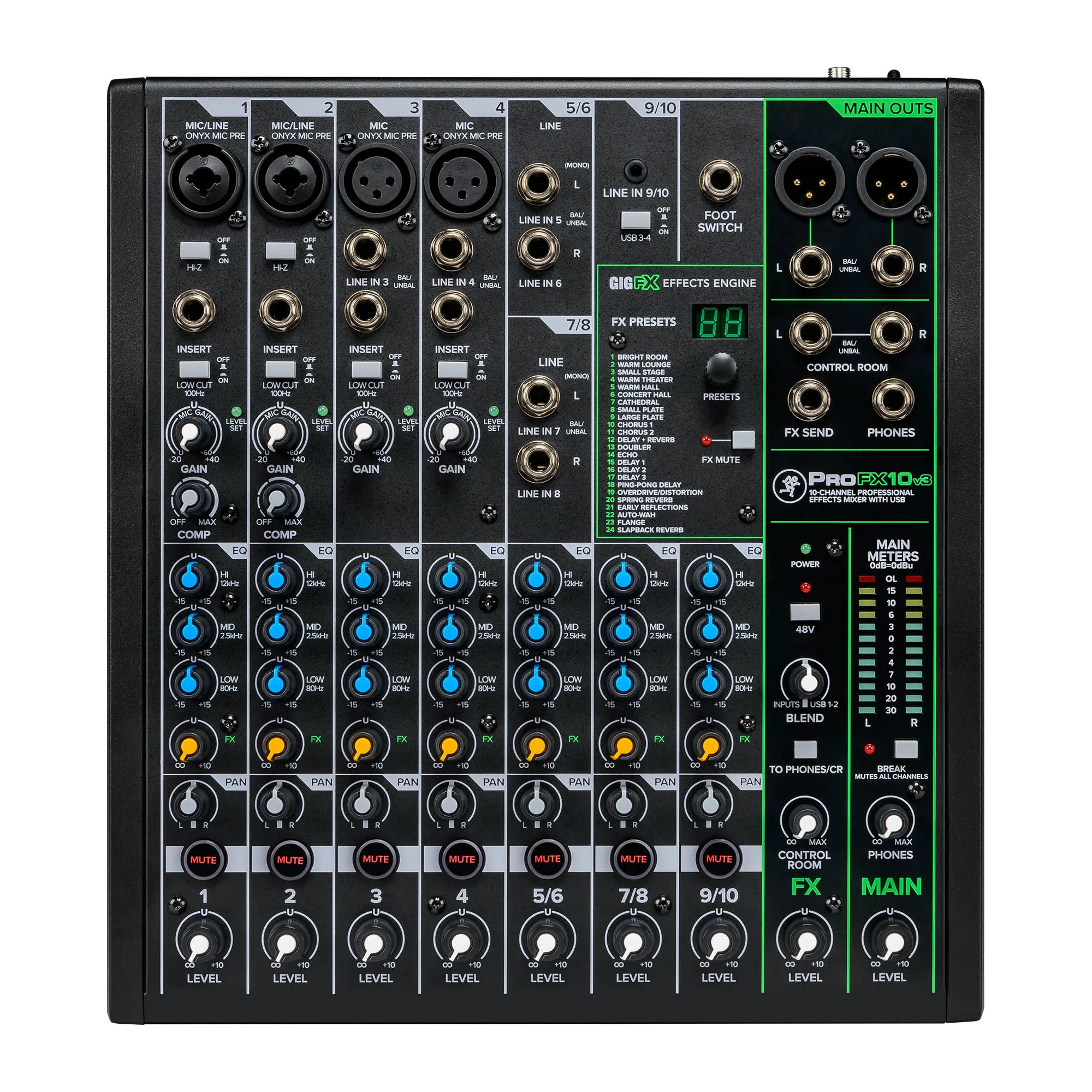 Mackie Pro FX10V3 Analogue Sound Console