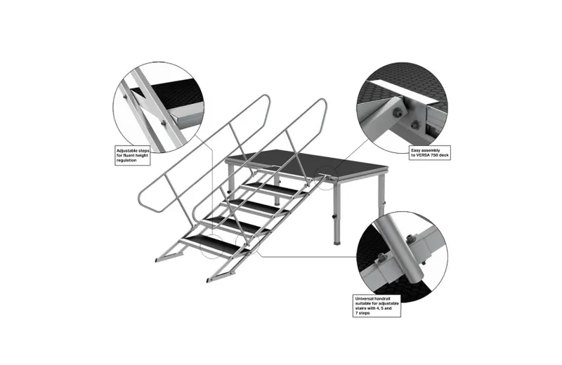DURATRUSS DURASTAGE Vario Stair 80-140cm