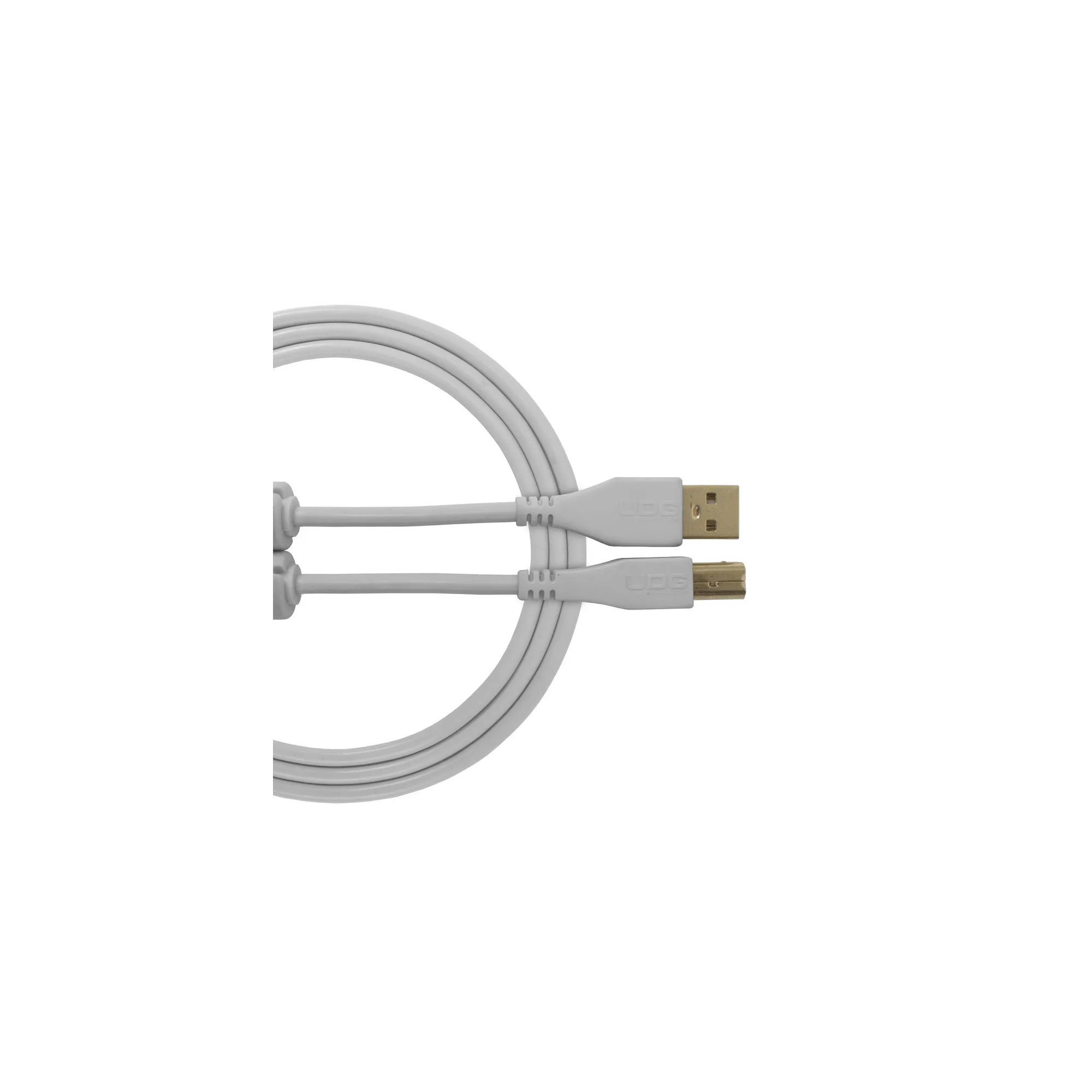 Udg U95001WT Ultimate Audio Cable USB 2.0 A-B White Straight 1m