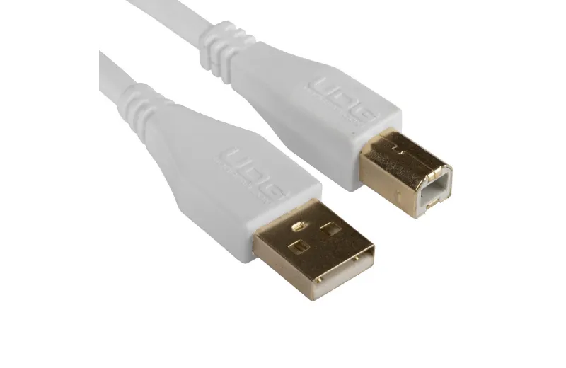Udg U95001WT Ultimate Audio Cable USB 2.0 A-B White Straight 1m