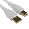 Udg U95001WT Ultimate Audio Cable USB 2.0 A-B White Straight 1m