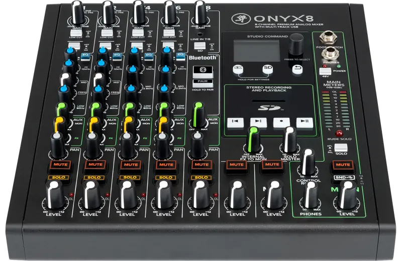 Mackie Onyx8 Mixer Αναλογική Κονσόλα Ήχου
