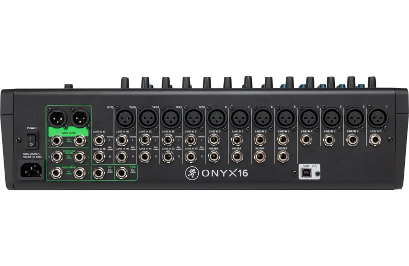 Mackie Onyx16 Mixer Αναλογική Κονσόλα Ήχου