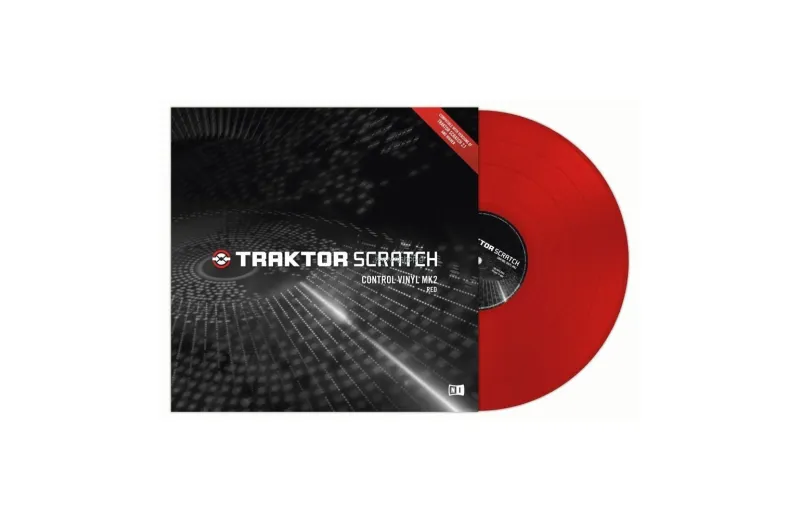 Traktor Scratch Control Vinyl MK2 - Red