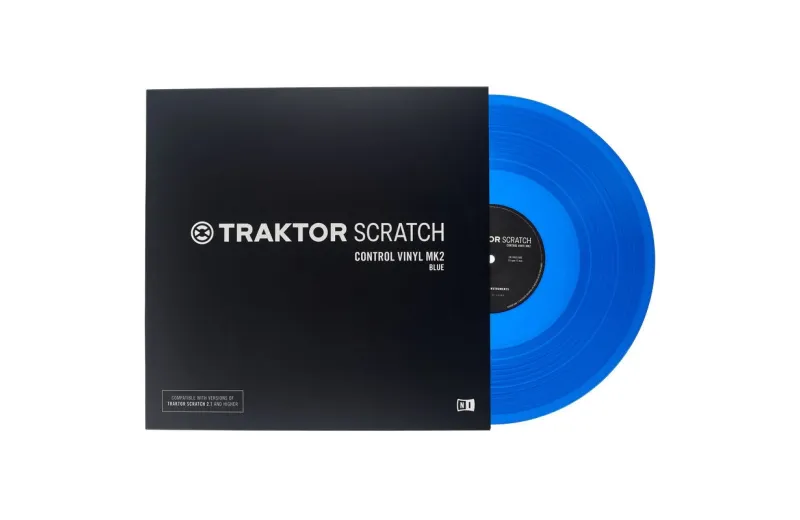 Traktor Scratch Control Vinyl MK2 - Μπλέ