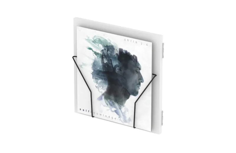 Glorious Record Box Display Door White