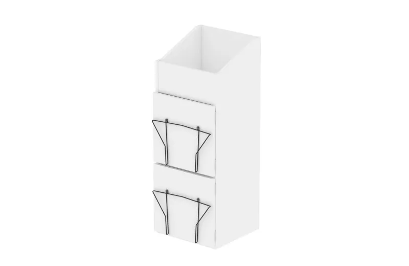 Glorious Record Box Display Door White