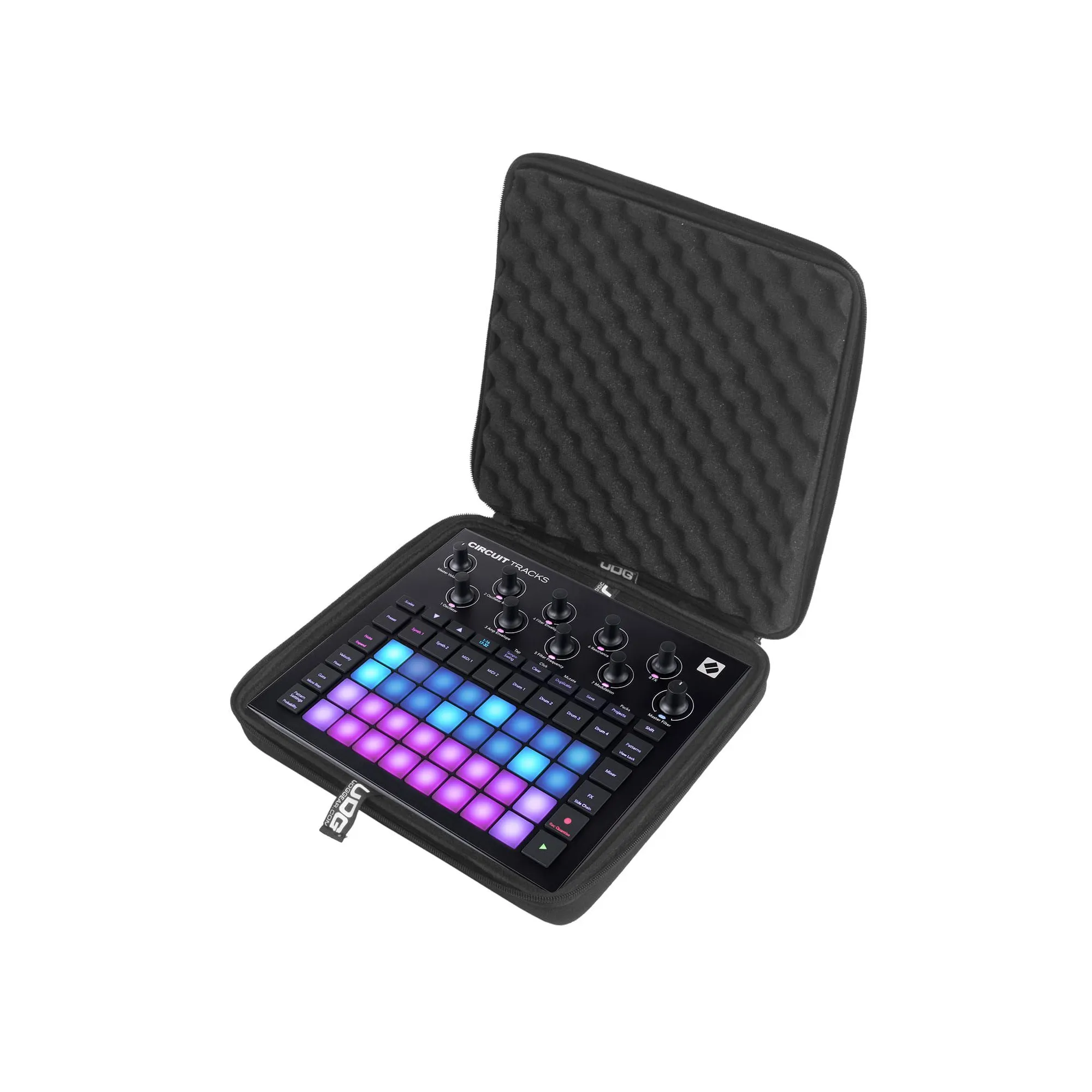 UDG Creator Novation Circuit Tracks / Rhythm Hardcase Black U8488BL