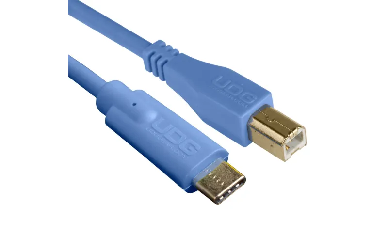 Udg U96001LB Ultimate Audio Cable USB 2.0 C-B Light Blue Straight 1.5m