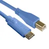 Udg U96001LB Ultimate Audio Cable USB 2.0 C-B Light Blue Straight 1.5m