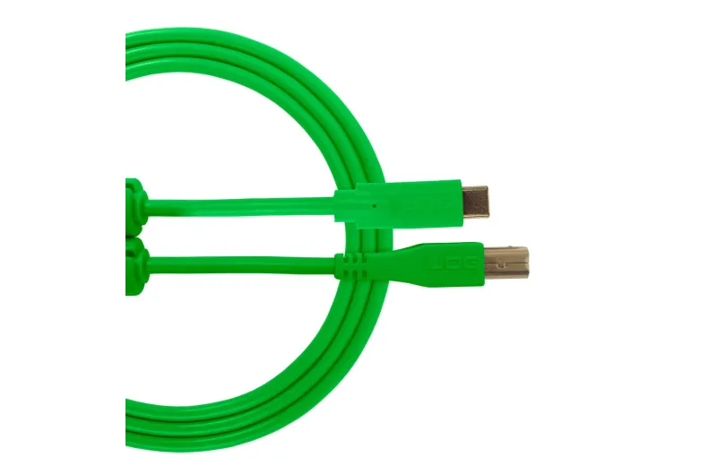 Udg U96001GR Ultimate Audio Cable USB 2.0 C-B Green Straight 1.5m