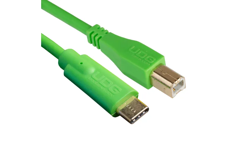 Udg U96001GR Ultimate Audio Cable USB 2.0 C-B Green Straight 1.5m