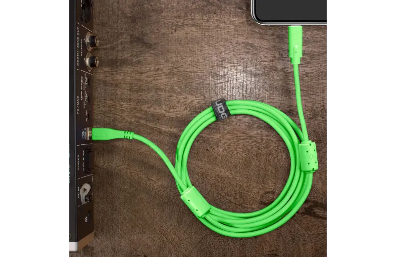 Udg U96001GR Ultimate Audio Cable USB 2.0 C-B Green Straight 1.5m