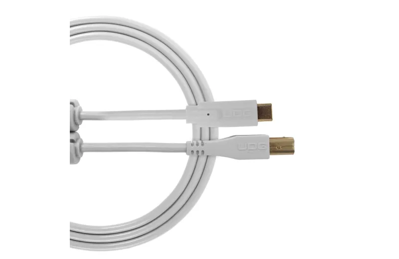 Udg U96001WH Ultimate Audio Cable USB 2.0 C-B White Straight 1.5m