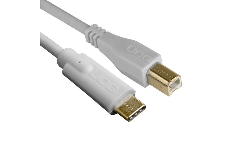 Udg U96001WH Ultimate Audio Cable USB 2.0 C-B White Straight 1.5m