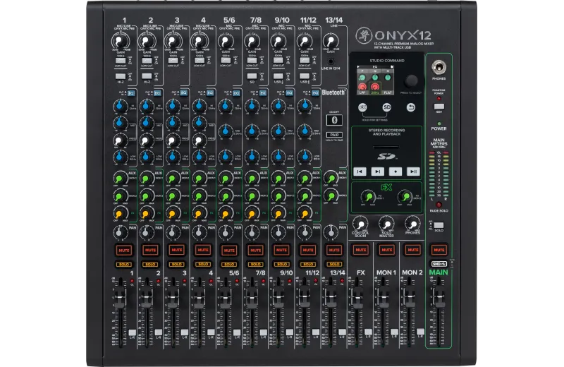 Mackie Onyx12 Mixer Αναλογική Κονσόλα Ήχου