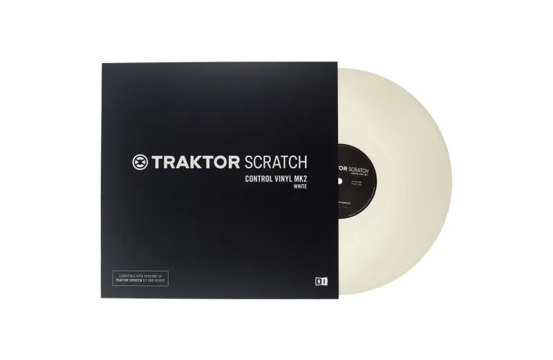 Traktor Scratch Control Vinyl MK2 - Λευκό