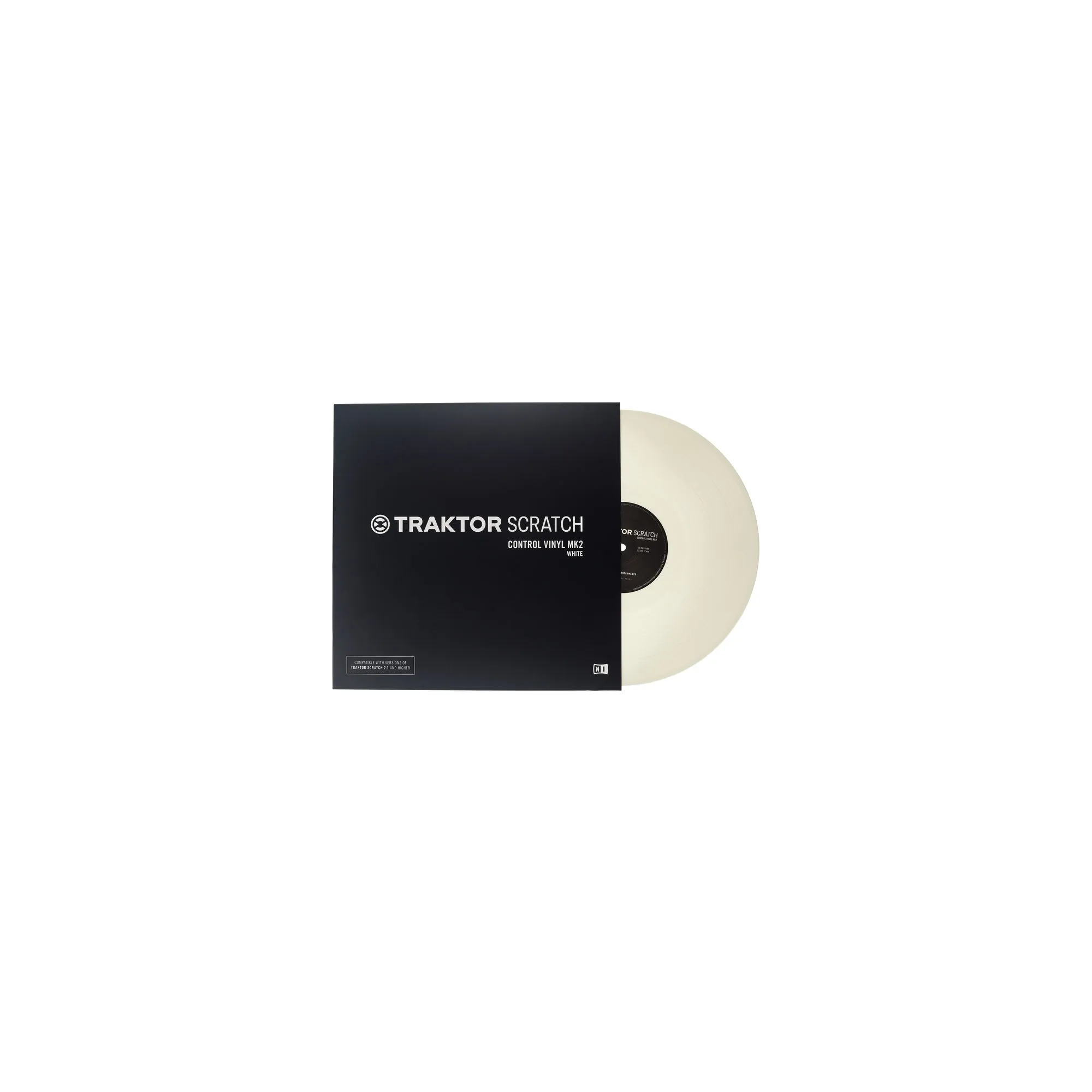 Traktor Scratch Control Vinyl MK2 - Λευκό