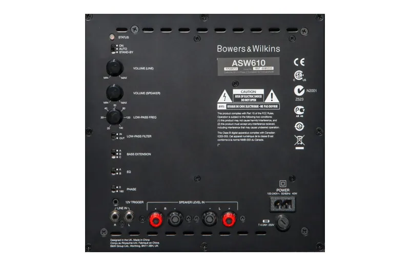 BOWERS & WILKINS ASW610 BLACK