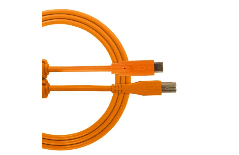 Udg U96001OR Ultimate Audio Cable USB 2.0 C-B Orange Straight 1.5m
