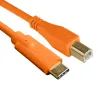 Udg U96001OR Ultimate Audio Cable USB 2.0 C-B Orange Straight 1.5m