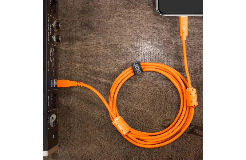 Udg U96001OR Ultimate Audio Cable USB 2.0 C-B Orange Straight 1.5m