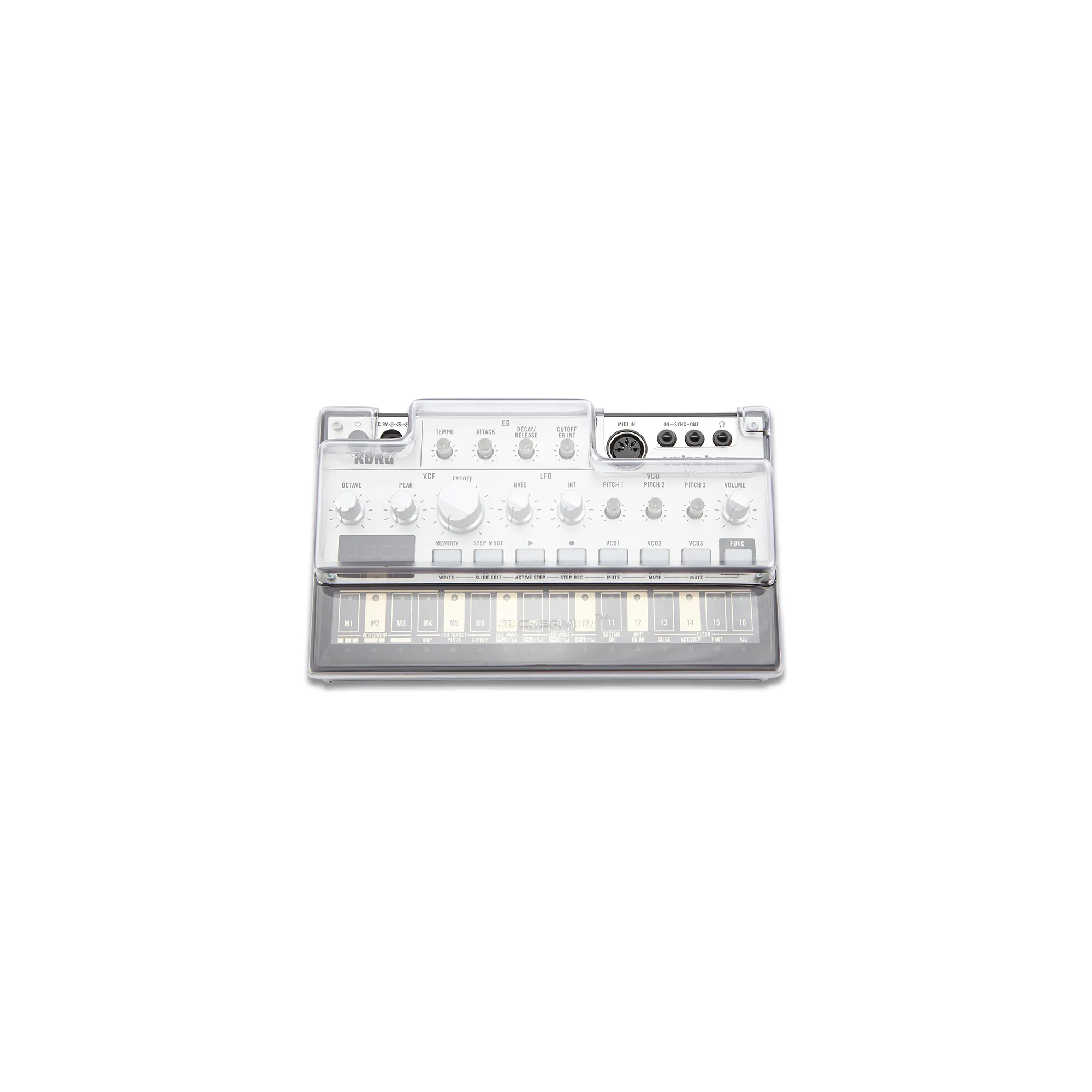 Decksaver Korg Volca Series (Fits: Keys, Bass, Beats, Sample,FM) Κάλυμμα Προστασίας
