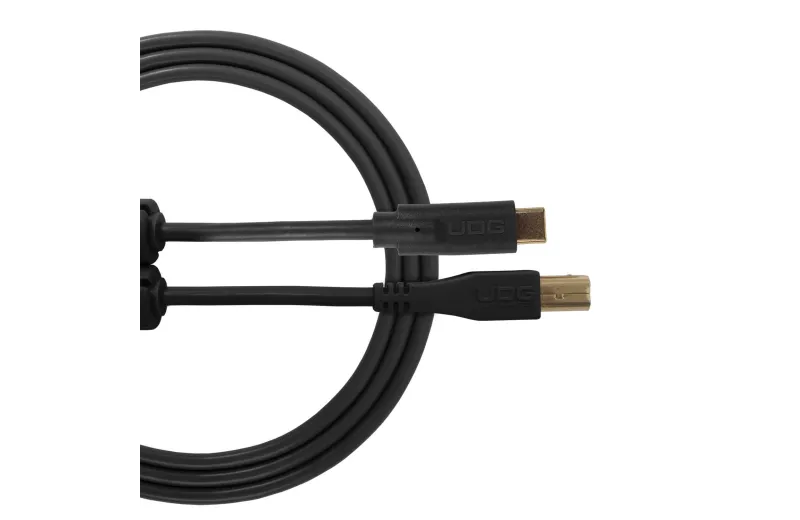 Udg U96001BL Ultimate Audio Cable USB 2.0 C-B Black Straight 1.5m