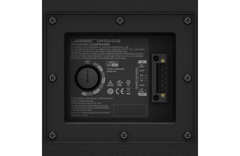 BOSE DesignMax DM10S-Sub Παθητικό Subwoofer - Μαύρο