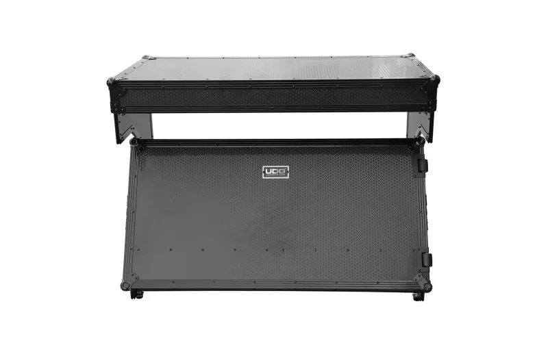 UDG Ultimate Flight Case Portable Z-Style DJ Table Black Plus (Wheels) U91072BL