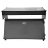 UDG Ultimate Flight Case Portable Z-Style DJ Table Black Plus (Wheels) U91072BL