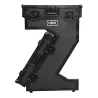 UDG Ultimate Flight Case Portable Z-Style DJ Table Black Plus (Wheels) U91072BL