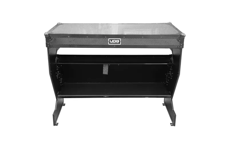 UDG Ultimate Flight Case Portable Z-Style DJ Table Black Plus (Wheels) U91072BL