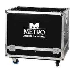Metro Audio Systems FC-LA-150S/2-1 Flightcase for 2 pcs LA-150S Passive Subwoofer