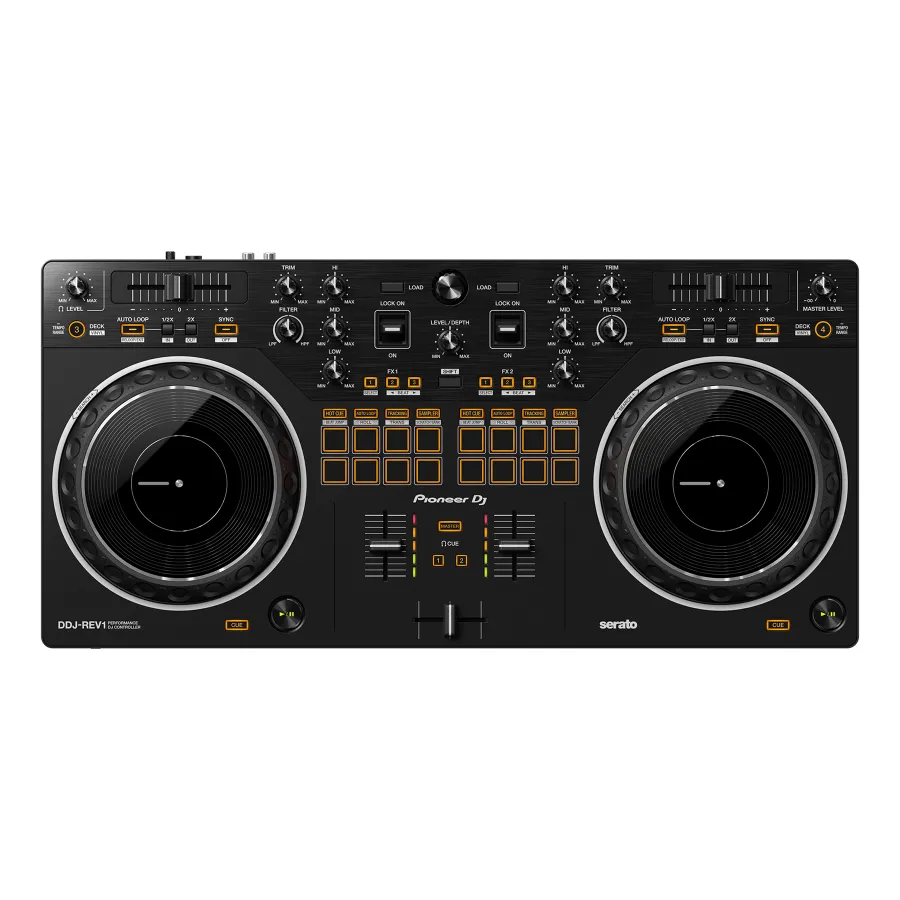 Pioneer DJ DDJ-REV1 DJ controller 2 καναλιών τύπου Scratch για Serato DJ Lite