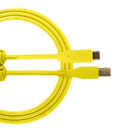 Udg U96001YL Ultimate Audio Cable USB 2.0 C-B Yellow Straight 1.5m