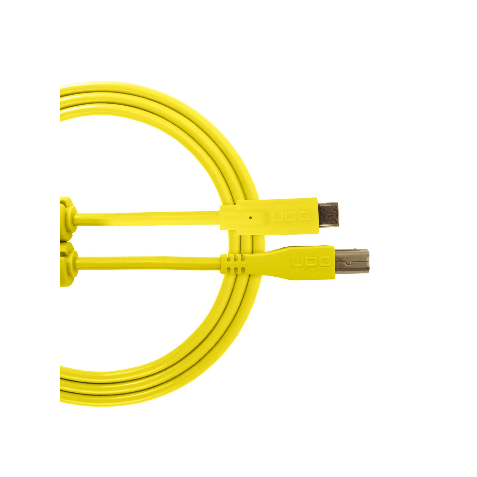 Udg U96001YL Ultimate Audio Cable USB 2.0 C-B Yellow Straight 1.5m