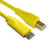 Udg U96001YL Ultimate Audio Cable USB 2.0 C-B Yellow Straight 1.5m