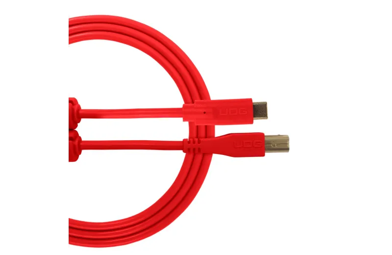 Udg U96001RD Ultimate Audio Cable USB 2.0 C-B Red Straight 1.5m