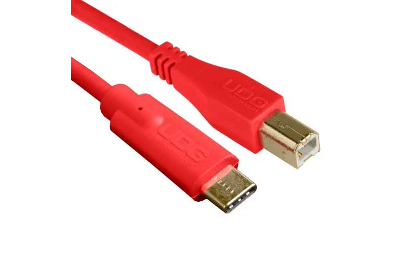 Udg U96001RD Ultimate Audio Cable USB 2.0 C-B Red Straight 1.5m