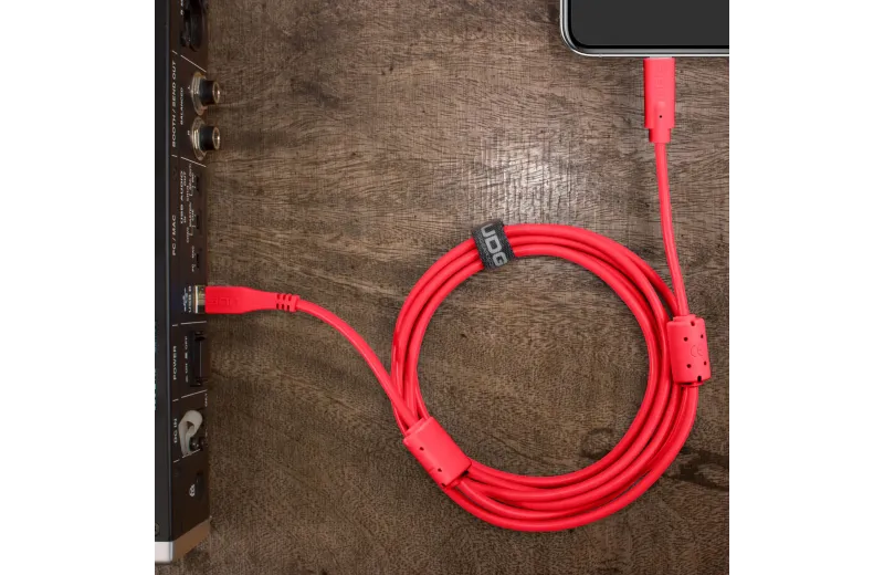 Udg U96001RD Ultimate Audio Cable USB 2.0 C-B Red Straight 1.5m