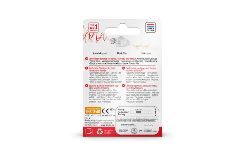 Alpine PartyPlug Ωτοασπίδες - Λευκό